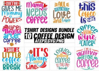 coffee shirt design coffee cup handwritten vintage t shirt concept, coffee shirt bundle coffee lover t shirt template hot drink coffee gift