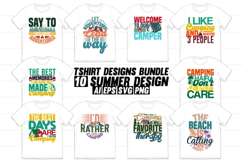 summer seasonal symbol greeting t shirt, camping isolated camping light holiday event handwritten greeting vector design apparel