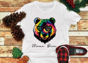 Mother’s Day Png, Mama Bear Png t shirt designs for sale