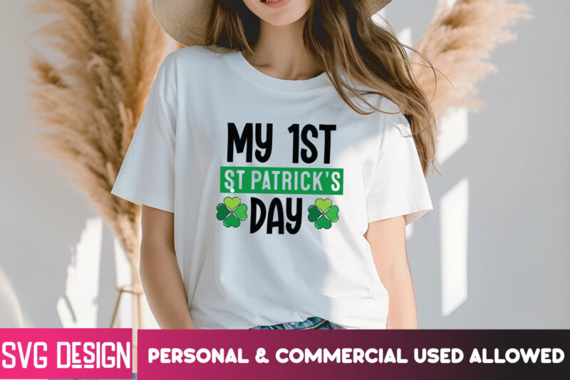 St.Patrick’s Day T-Shirt Bundle, St.Patrick’s Day SVG Bundle ,Happy st.patrick s day t shirt design,happy st.patrick s day svg design