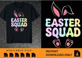 Easter squad shirt design