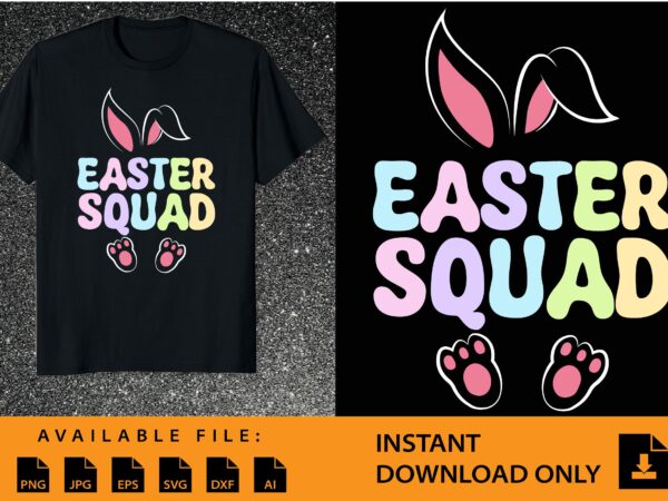 Easter squad shirt design Easter squad shirt design