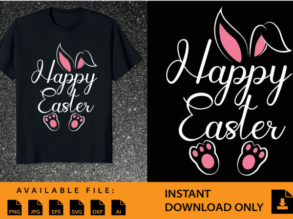 Happy easter shirt women chillin with my peeps tee shirt cute rabbit graphic t-shirt