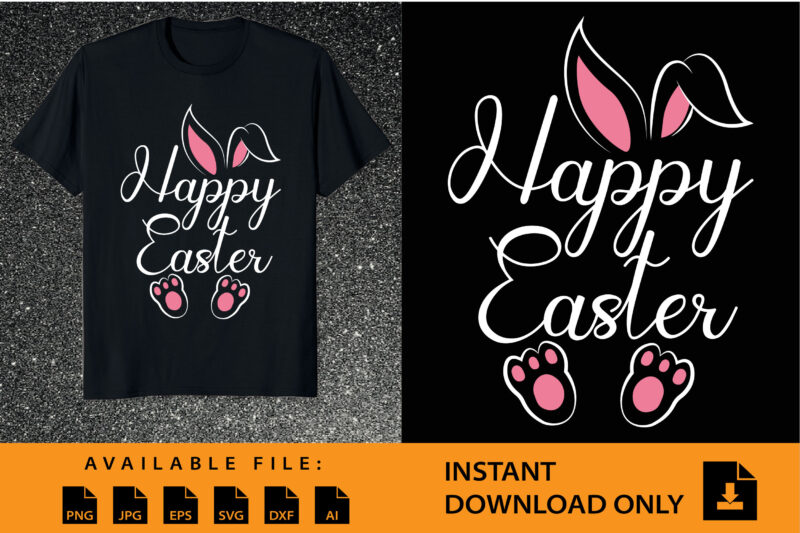 Happy Easter Shirt Women Chillin with My Peeps Tee Shirt Cute Rabbit Graphic T-Shirt