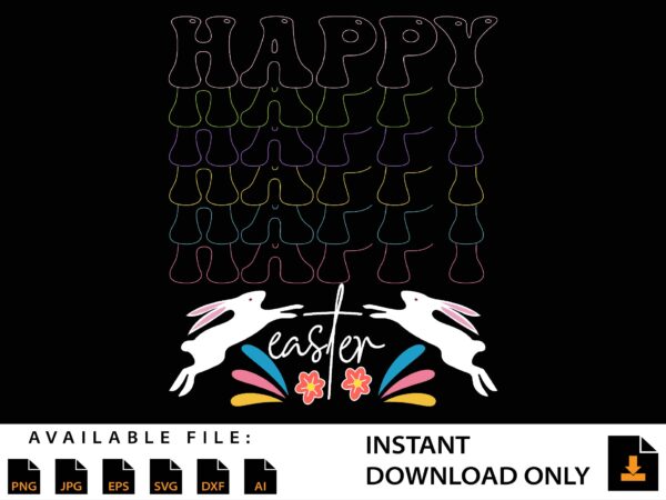Happy easter day shirt design Happy easter day shirt design