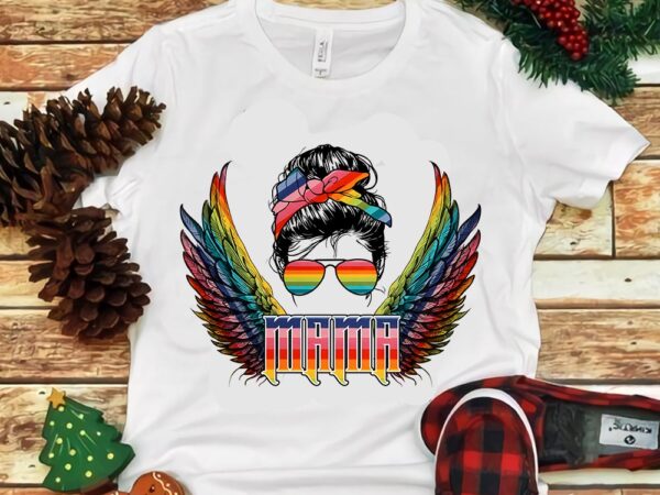 Mama colorful png, mother’s day png t shirt designs for sale