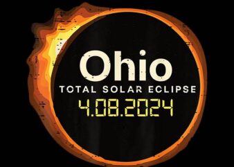 Ohio Total Solar Eclipse 4 08 2024 Png