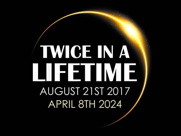 Twice in a lifetime august 21st 2017 april 8th 2024 png, solar eclipse png t shirt designs for sale