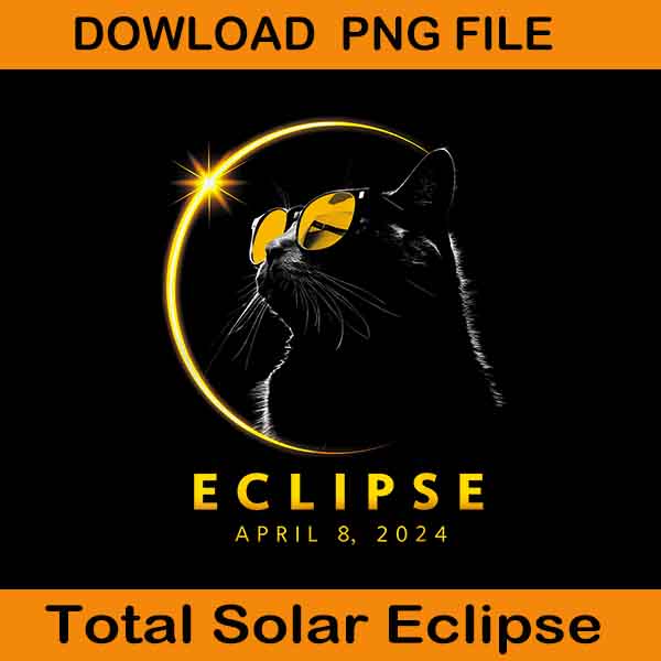 Bundle Total Solar Eclipse Png, Solar Eclipse 04 08 2024