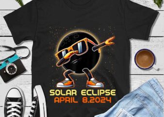 America Total Solar Eclipse April 8 2024 Png t shirt vector