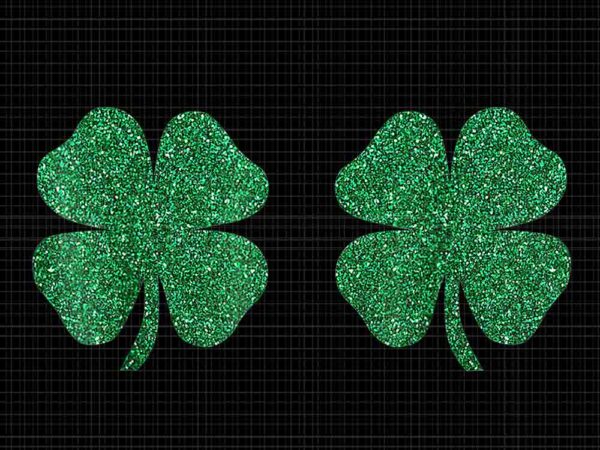 Shamrocks boobs irish st patrick’s day png, shamrocks png t shirt template vector