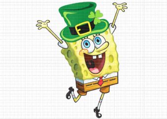 Mademark SpongeBob SquarePants Png, SpongeBob SquarePants St Patrick’s Day Png