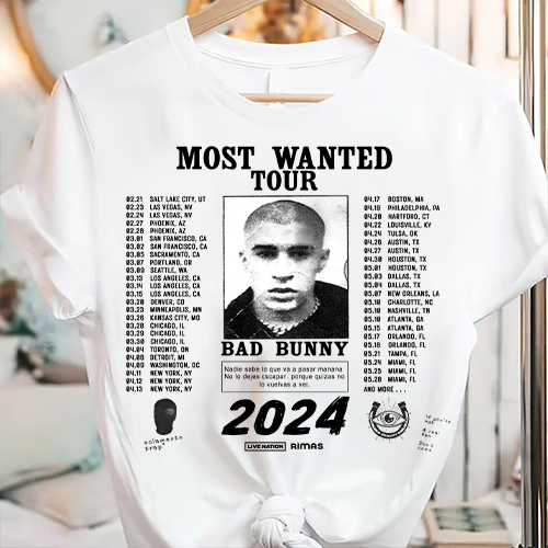 Bad Bunny Most Wanted Tour Shirt Nadie Sabe Lo Que Va Pasar Manana Shirt 1