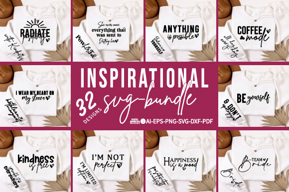 Boho motivational svg bundle, sleeve svg t shirt template