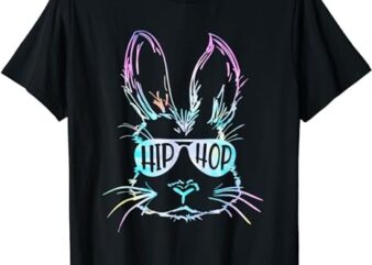 Bunny Face with Sunglasses for Boys Men Kids Easter Day T-Shirt