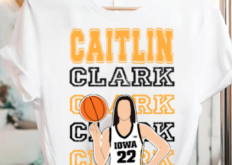 CAITLIN CLARK Basketball Lovers Design, Basketball Design, Basketball PNG File