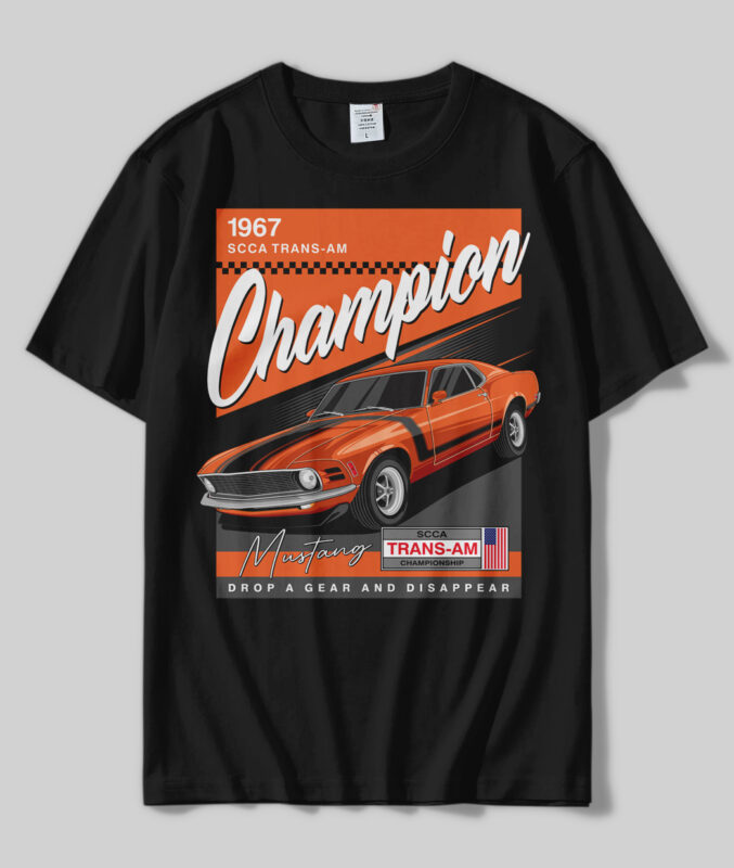 Muscle Cars T-shirt Bundle