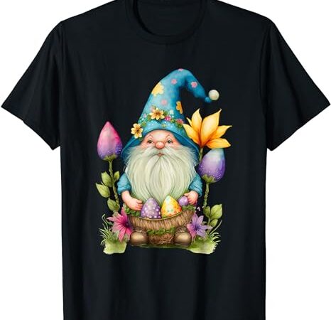 Cute gnomes easter squad bunny gnome pastel spring t shirt vector file