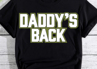 DADDY_S BACK Football Lovers Design, Football Design, Football PNG File