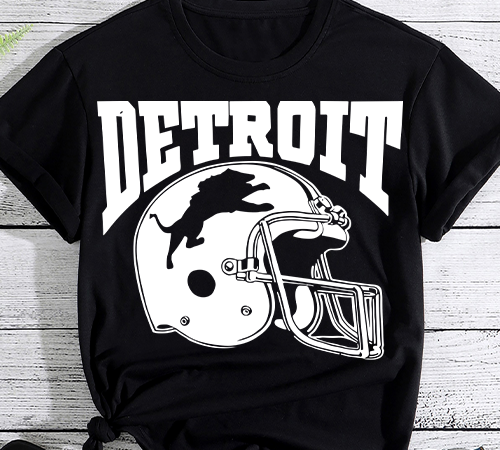 Detroit 31.1 football lovers design, football design, football png file