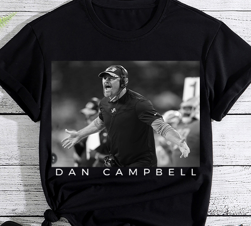 Dan campbell football lovers design, football design, football png file