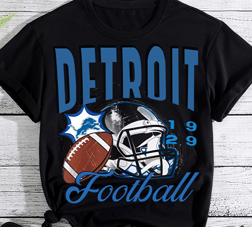 Detroit footbal 5.2 football lovers design, football design, football png file