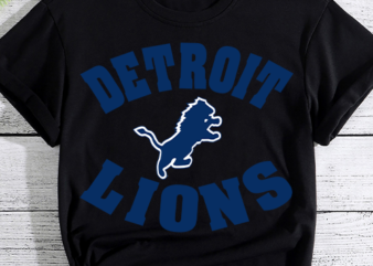 Detroit Lions 3.2Football Lovers Design, Football Design, Football PNG File