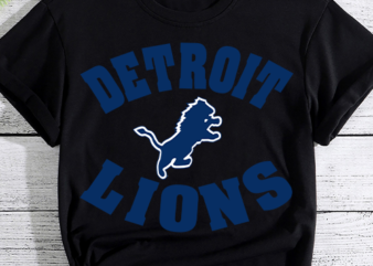 Detroit lions 3.2football lovers design, football design, football png file