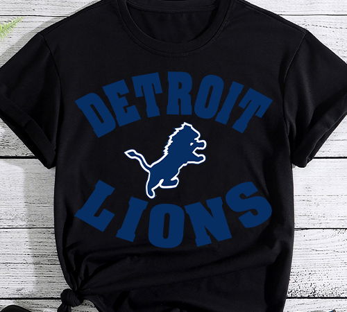 Detroit lions 3.2football lovers design, football design, football png file