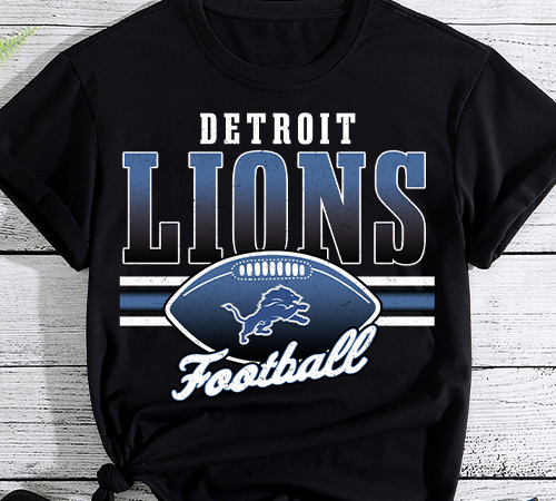 Detroit lions football football lovers design, football design, football png file
