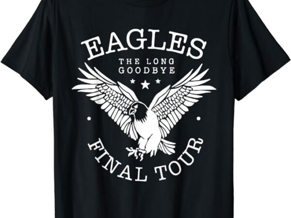 Eagles the long goodbye final tour rock music vector clipart