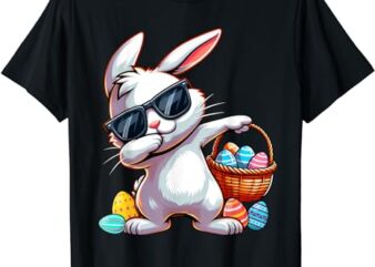 Easter Shirt Boys Kids Toddler Rabbit Bunny Egg Hunting T-Shirt