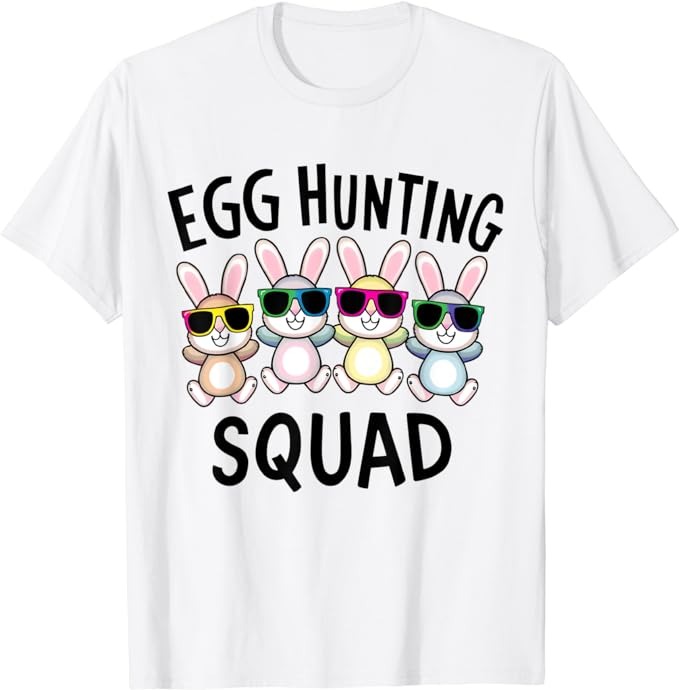 Egg Hunting Squad Funny Easter Essential Egger 2024 T-Shirt