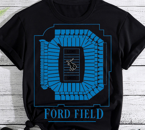 Ford field football lovers design, football design, football png file