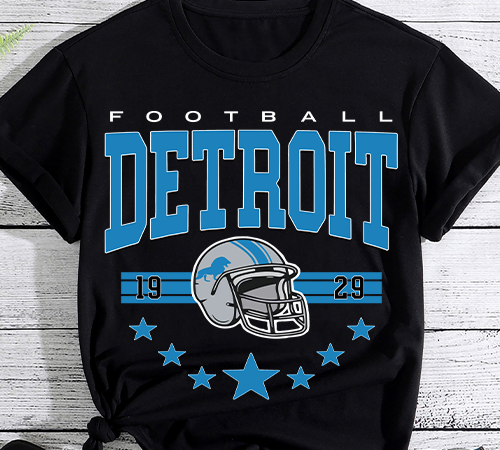 Football detroit football lovers design, football design, football png file