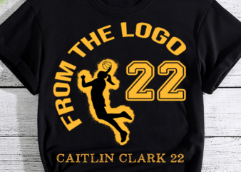 From The Logo caitlin clark 22 Basketball Lovers Design, Basketball Design, Basketball PNG File
