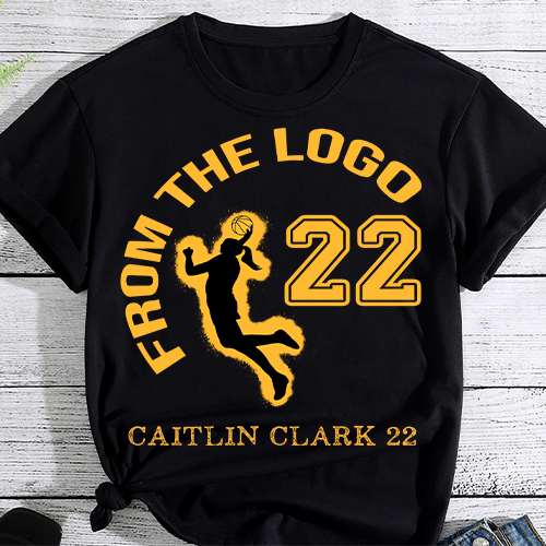 From The Logo caitlin clark 22 Basketball Lovers Design, Basketball Design, Basketball PNG File
