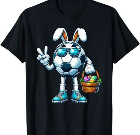 Funny peace sign hand soccer kids toddler boys easter soccer t-shirt