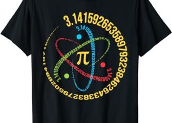 Funny Pi Day Shirt Spiral Pi Math Tee for Pi Day Groovy T-Shirt