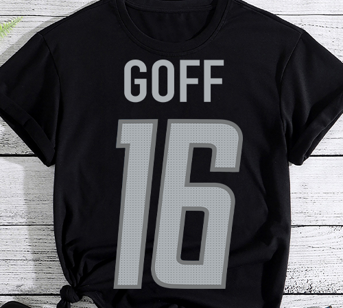 Goff football lovers design, football design, football png file
