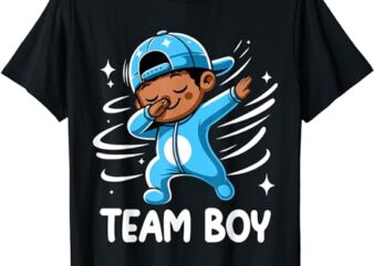 Gender Reveal Party Team Boy Baby Announcement T-Shirt