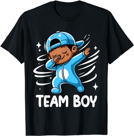 Gender Reveal Party Team Boy Baby Announcement T-Shirt