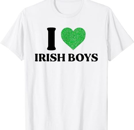 Green heart ireland funny st patricks day t-shirt