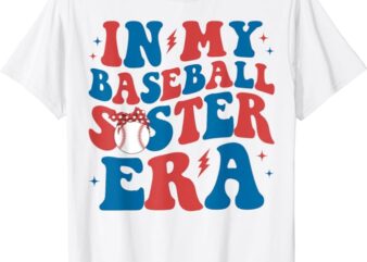 Groovy Baseball Sister T-Shirt