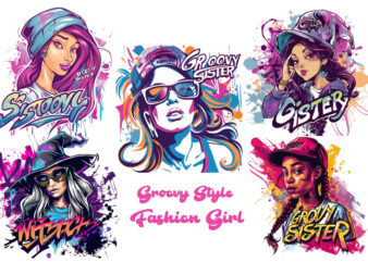 Groovy style girl