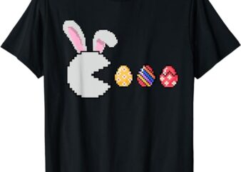 Happy Easter Day Gaming Boys Girls Kids Easter Bunny Egg T-Shirt