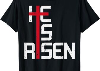 He Is Risen Cross Jesus Easter Christian Religious