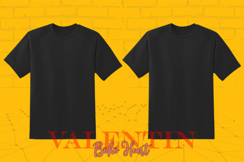 Boho Heart Cozy Love Shape Valentines Day 140 Illustration T-shirt Clipart Bundle