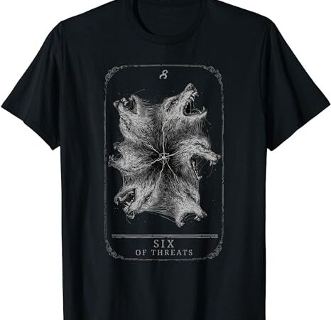 Hunt showdown 6th anniversary six of threats t-shirt