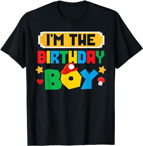 Im The Birthday Boy Game Gaming Family Matching T-Shirt